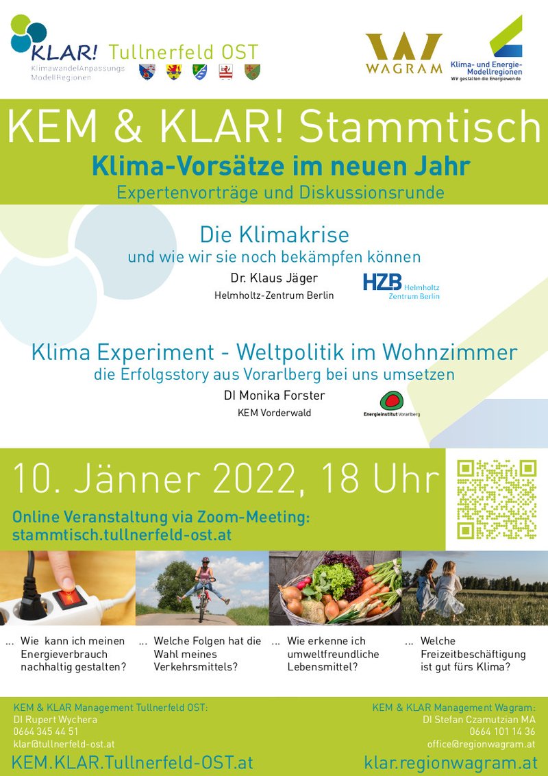Erster KLAR und KEM Online- Stammtisch 2022