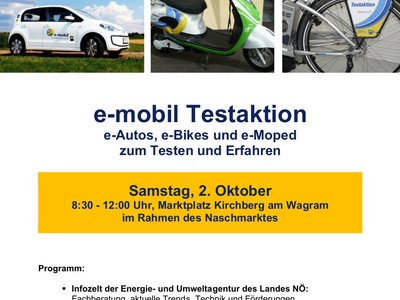 Testaktion E-Mobilität in Kirchberg